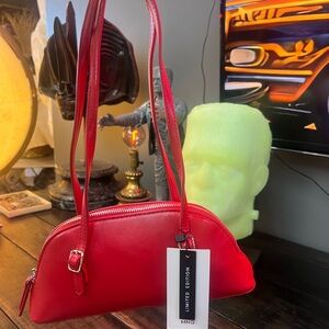 Mango Vibrant Red Shoulder Bag